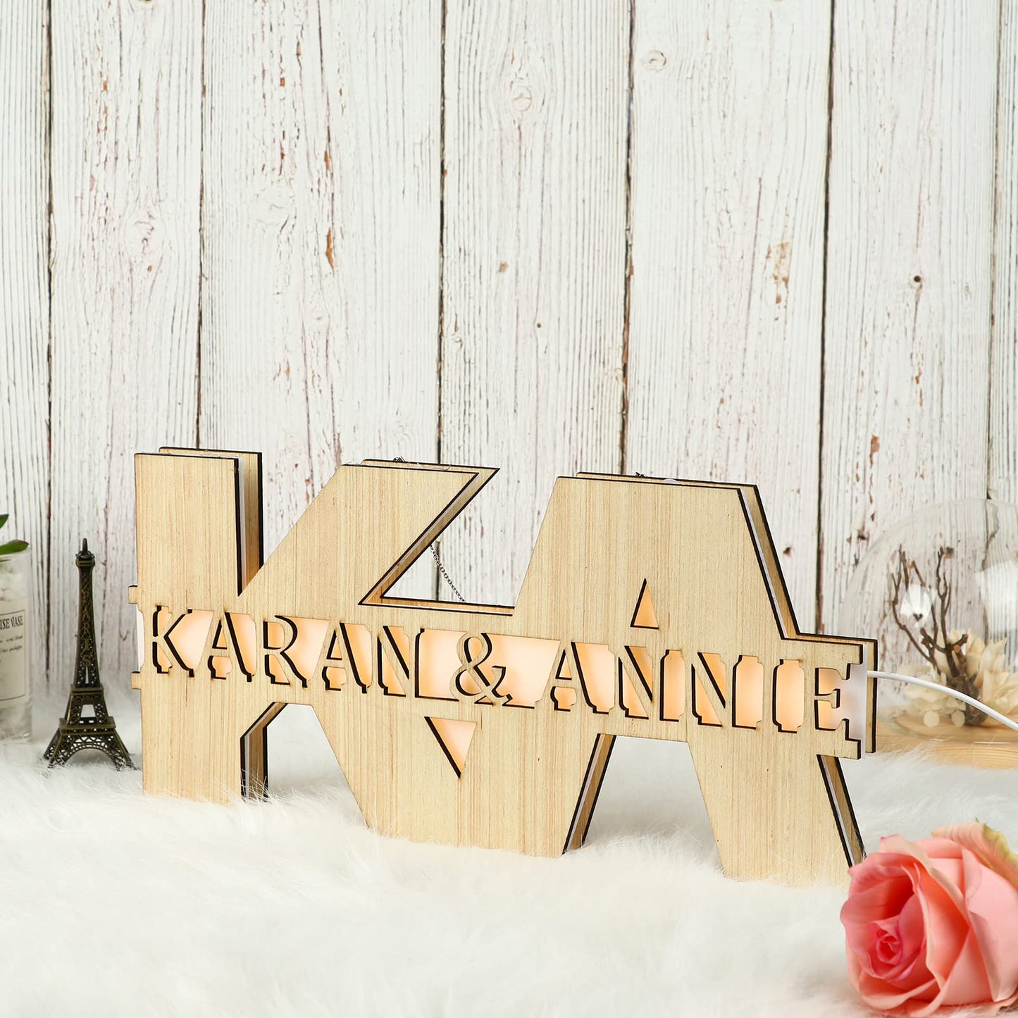 jo custom light Custom Initials and Name Light Up Sign - Custom Name Light - Cute Couples Gift