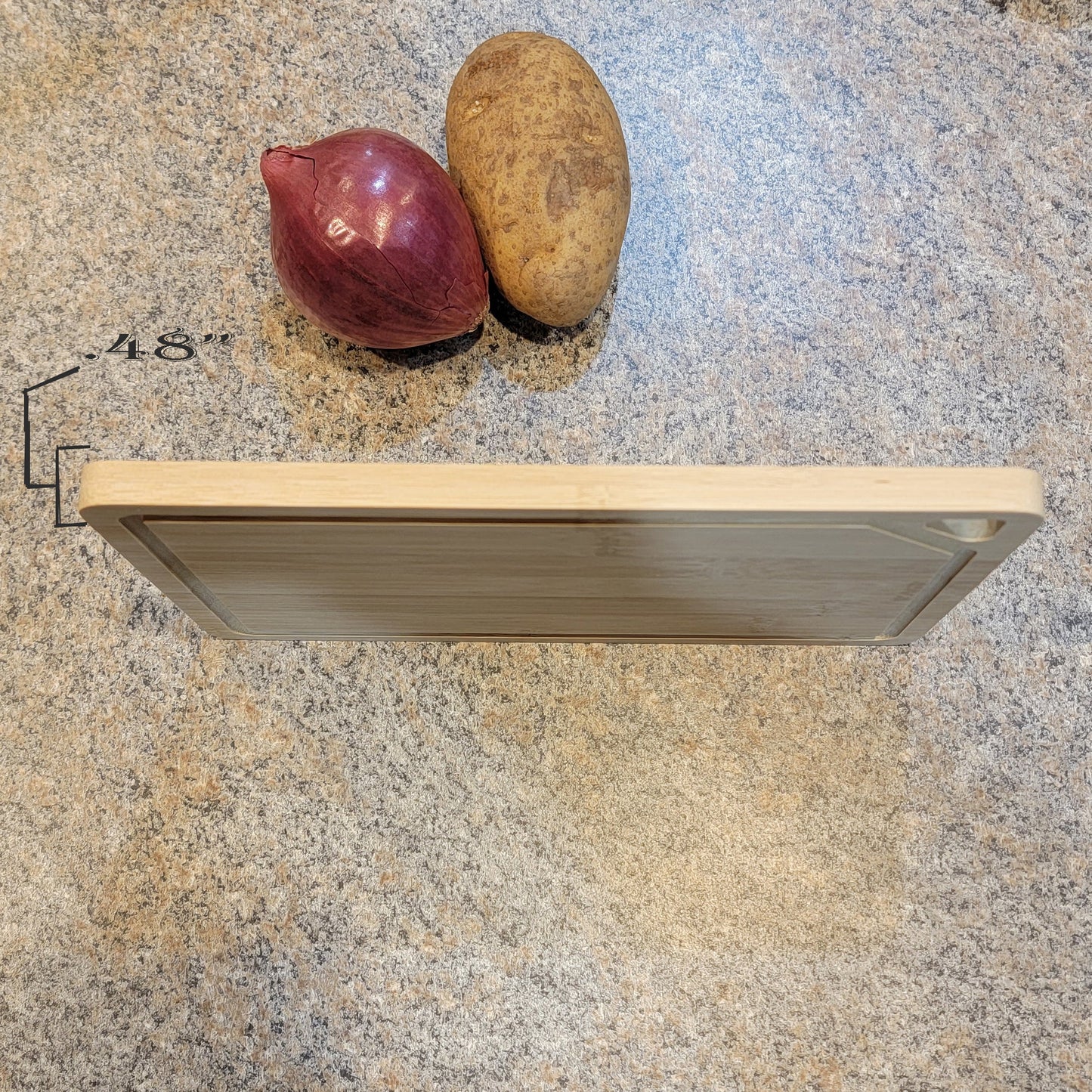 ThinkEngraved Cutting Board Engraved Handwriting Recipe Cutting Board with Wall Hanging Notch and Juice Groove