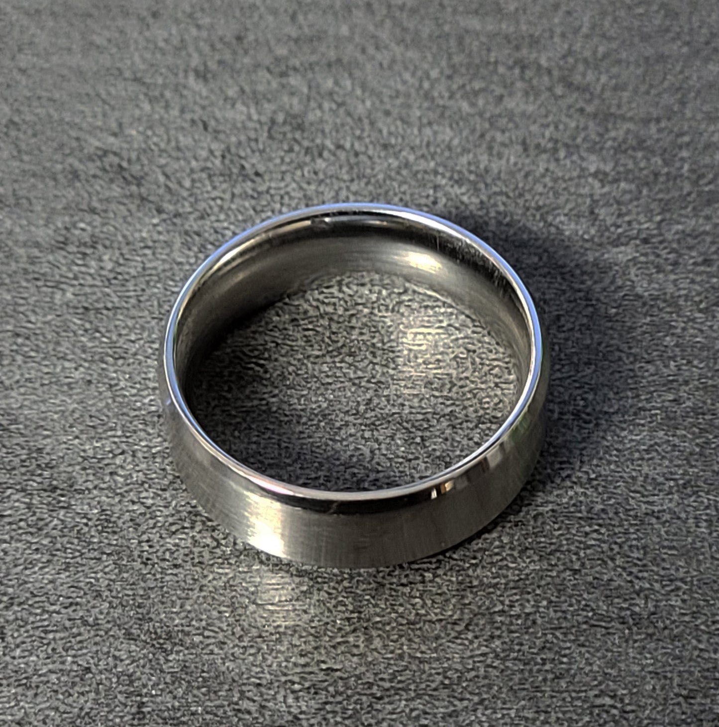ThinkEngraved Promise Ring Personalized Men's Silver Promise Ring - Engraved Promise Ring