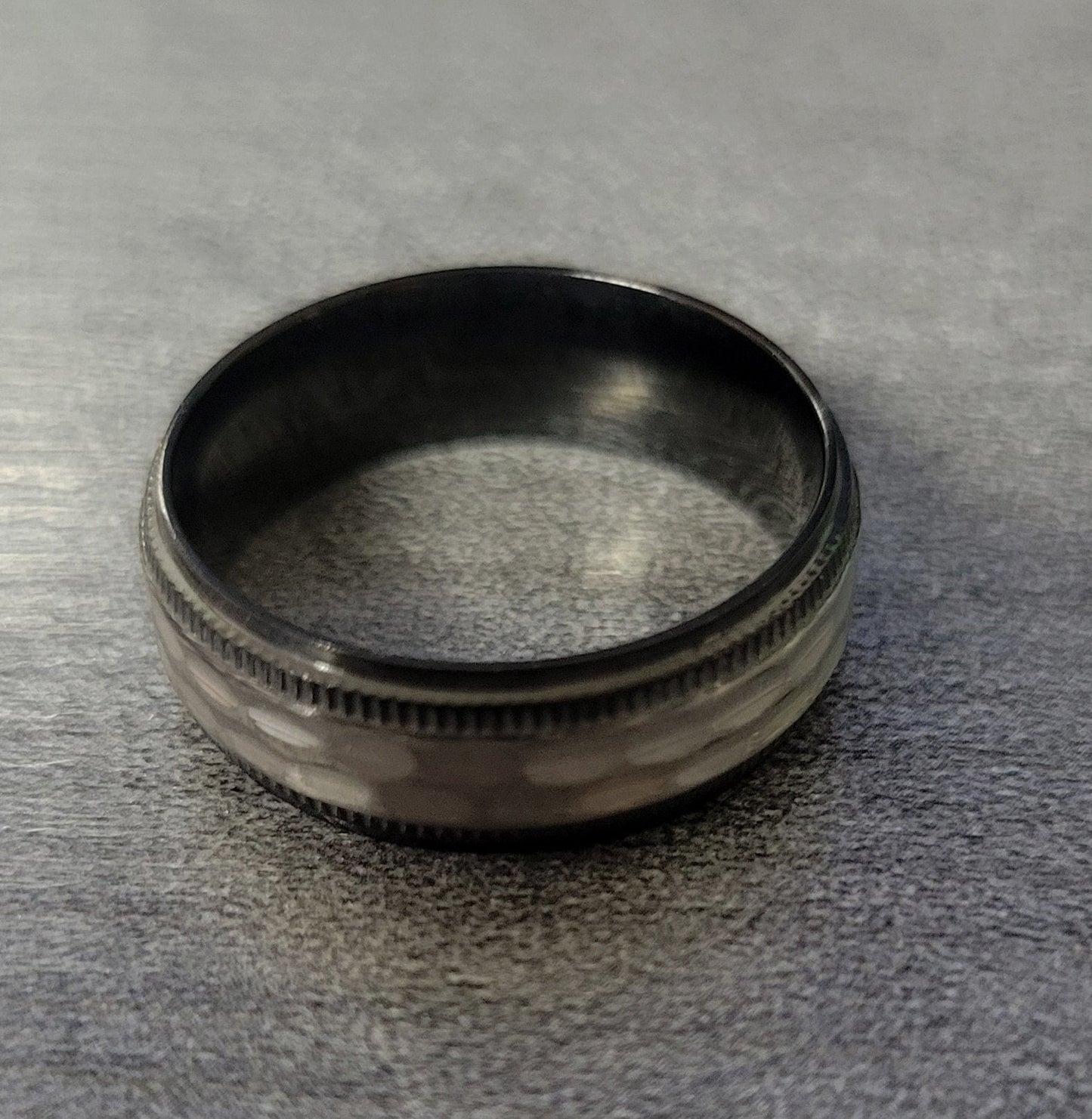 ThinkEngraved Promise Ring Personalized Men's Titanium Promise Ring - Engraved Men's Promise Ring