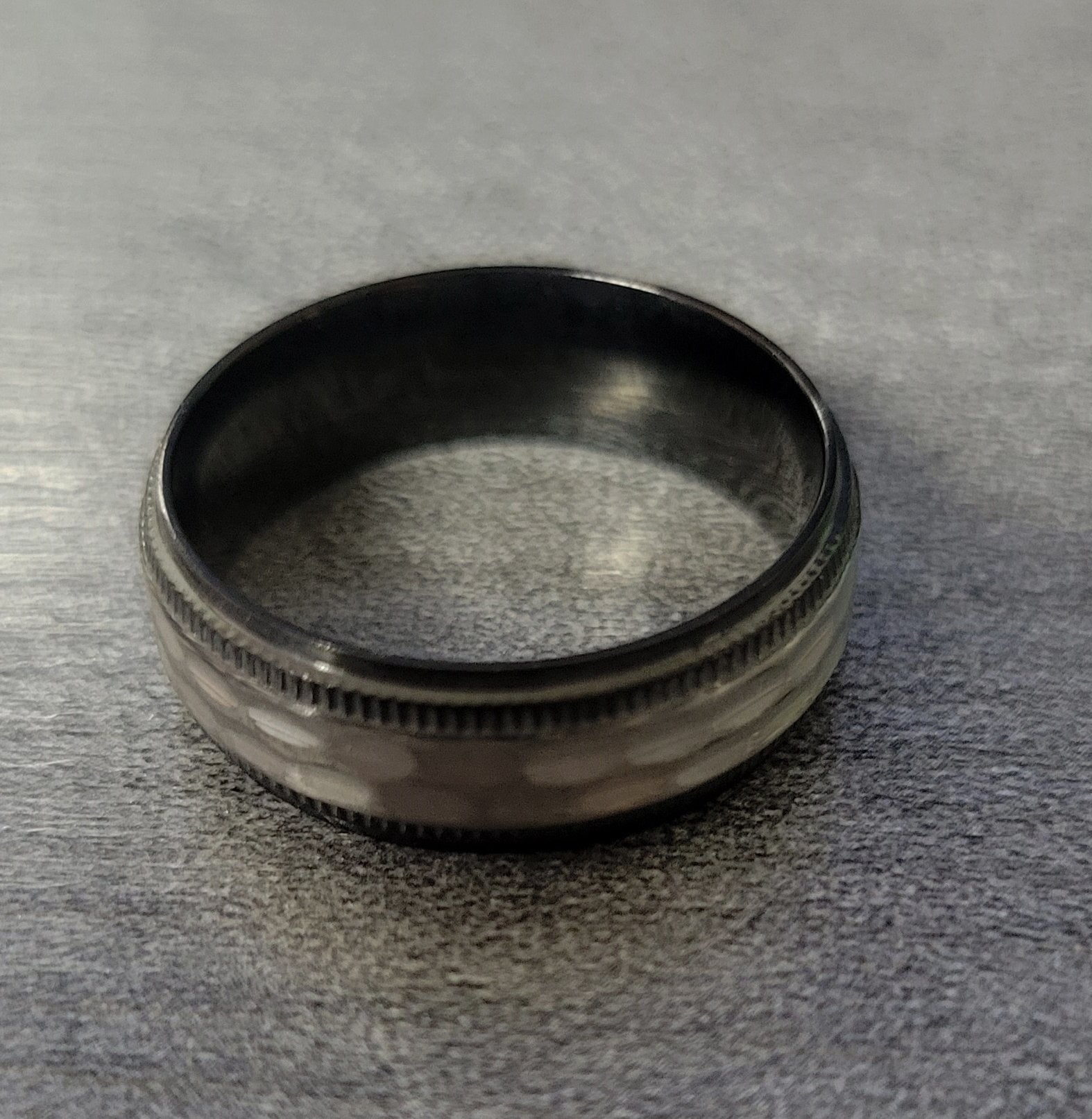 ThinkEngraved Promise Ring Personalized Men's Titanium Promise Ring - Engraved Men's Promise Ring