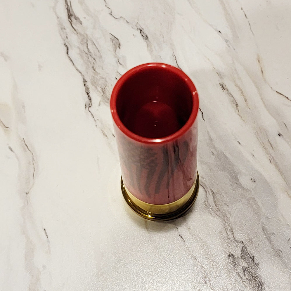 ThinkEngraved Shot Glass Personalized Shotgun Shell Shot Glass - Engraved 12 Gauge Shot Glass