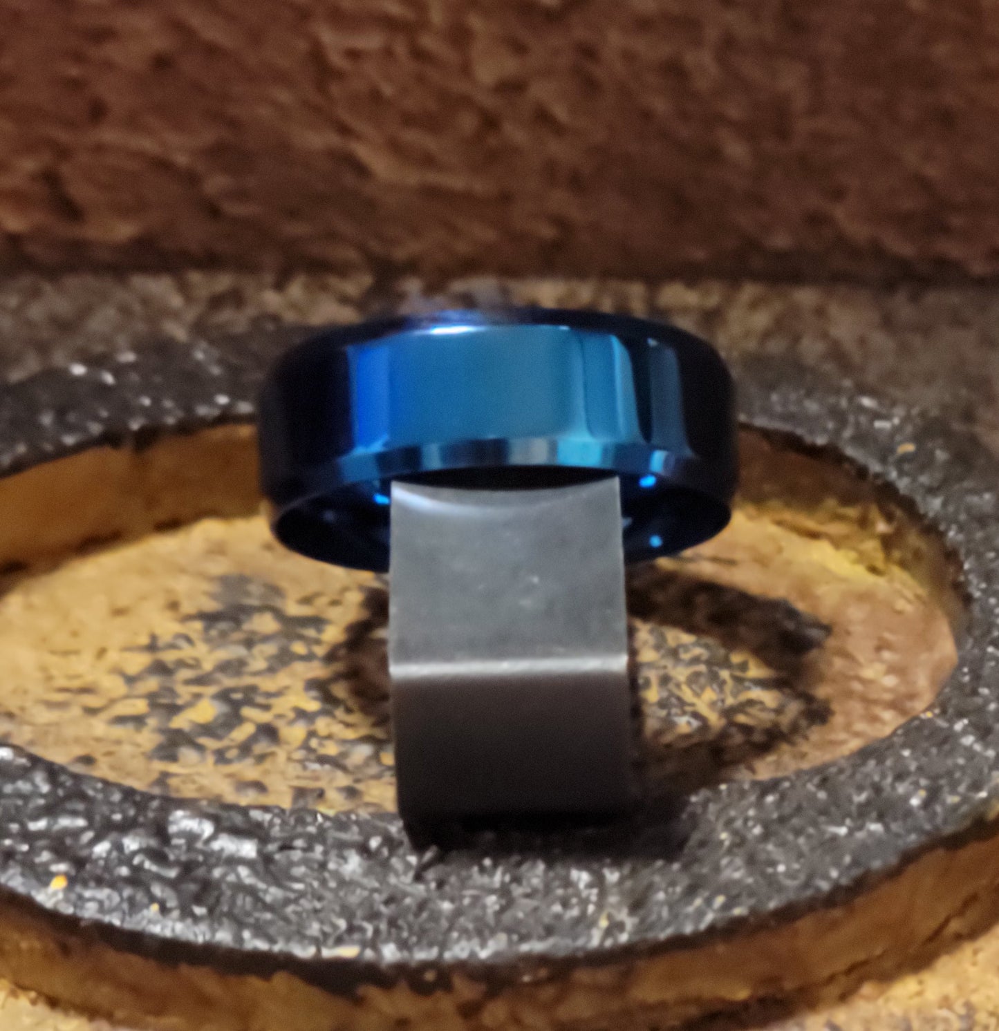 ThinkEngraved wedding Band Men's Custom Engraved Wedding Ring - Personalized Handwriting Ring For Guy's