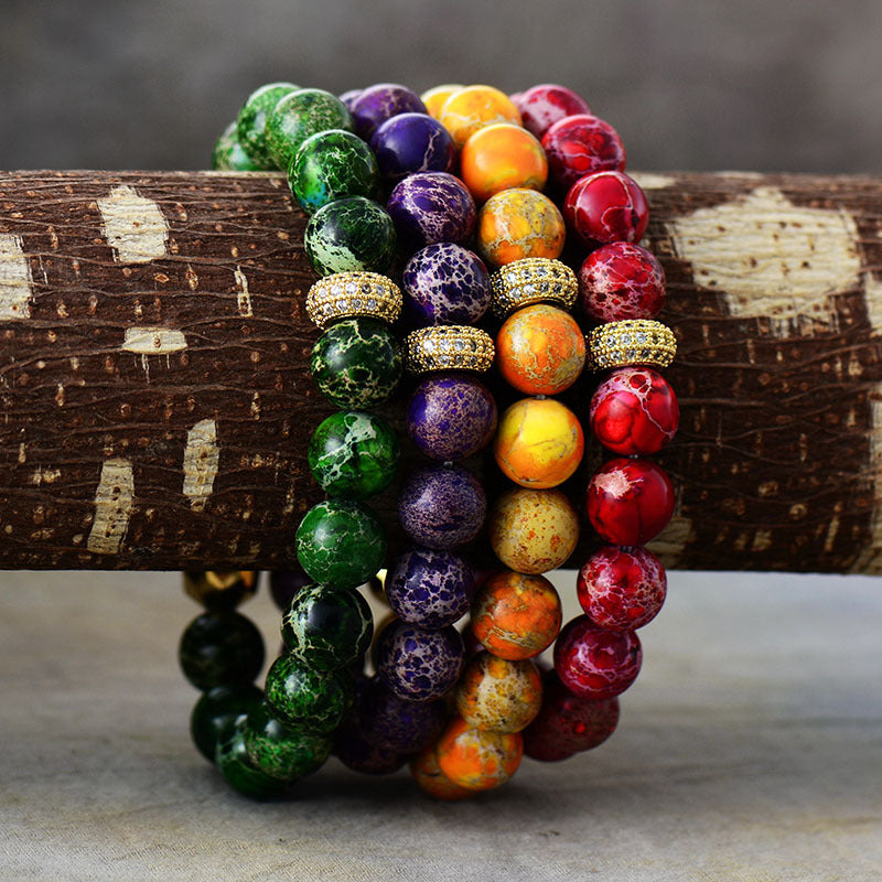 Trendsi Natural Stone Beaded Bracelet