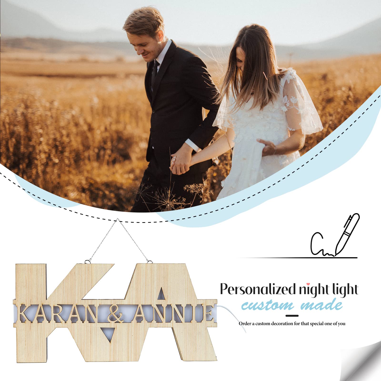jo custom light Custom Initials and Name Light Up Sign - Custom Name Light - Cute Couples Gift