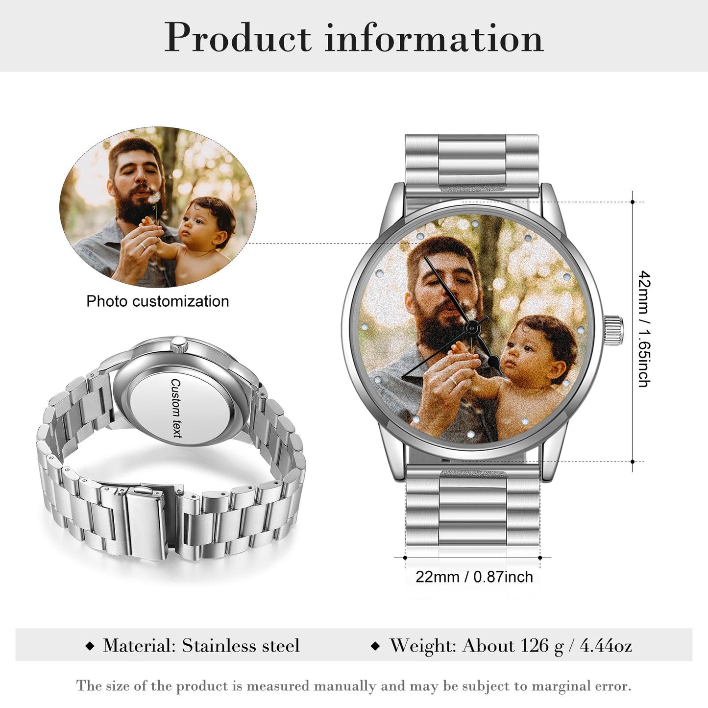 JO Custom watch Custom Company or Business Logo Watch Personalized Watch