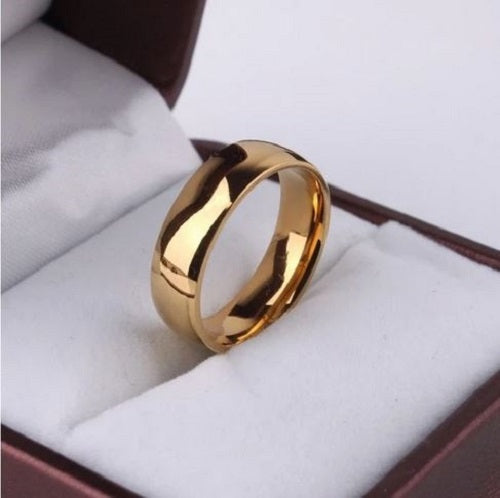 ThinkEngraved Engraved Ring Personalized Men's Gold Promise Ring - Engraved Men's Ring Handwriting Ring