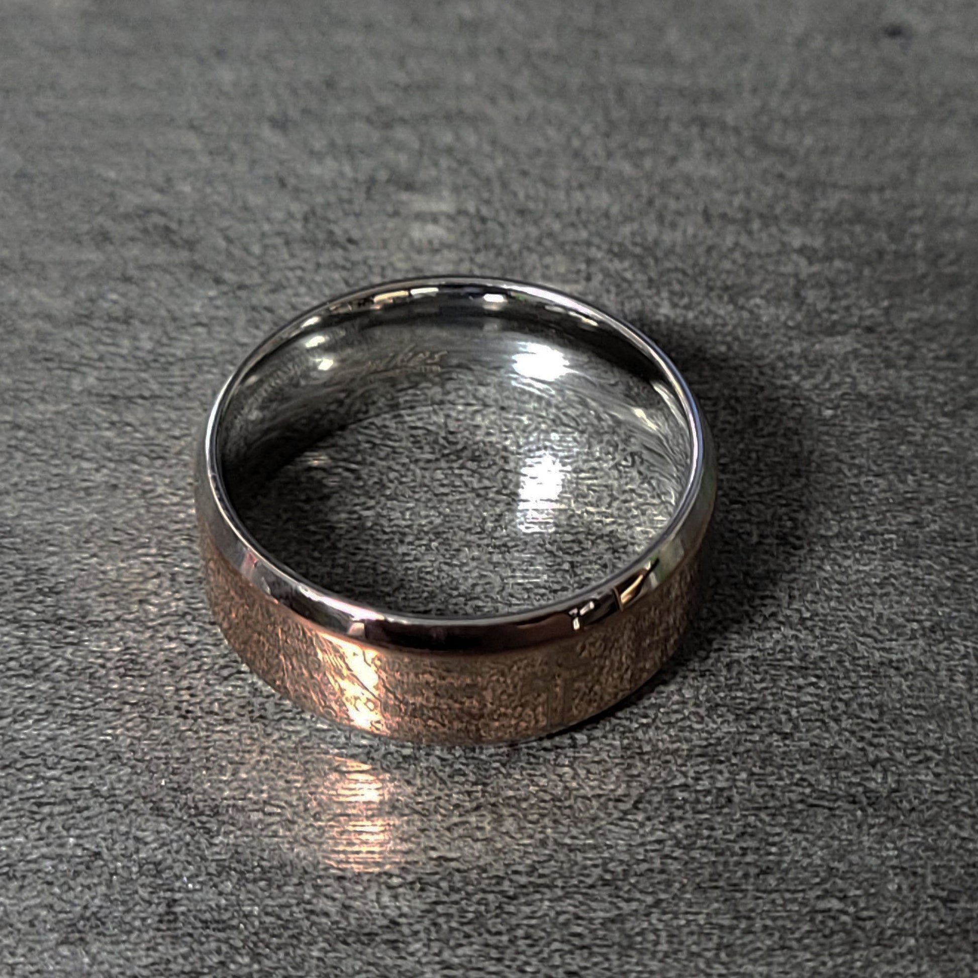 ThinkEngraved Promise Ring Engraved Men's Christian Cross Promise Ring - Lord's Prayer Ring Personalized