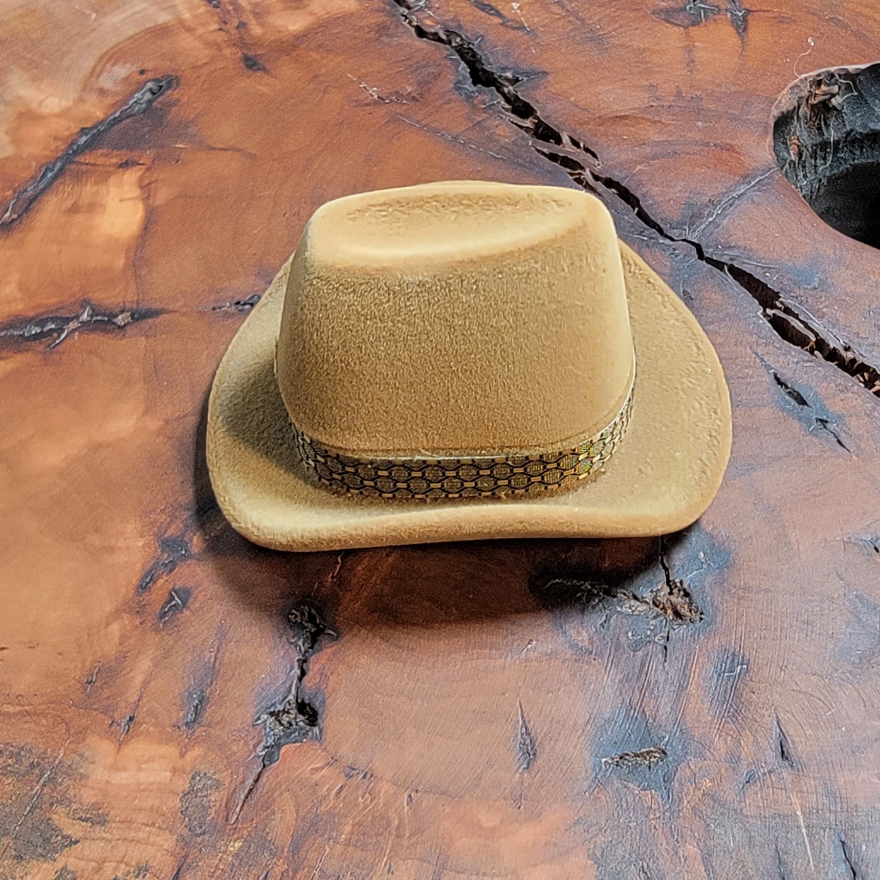 ThinkEngraved ring box Personalized Cowboy Hat Ring Box - Custom Engraved Ring Box - Handwriting Ring Box