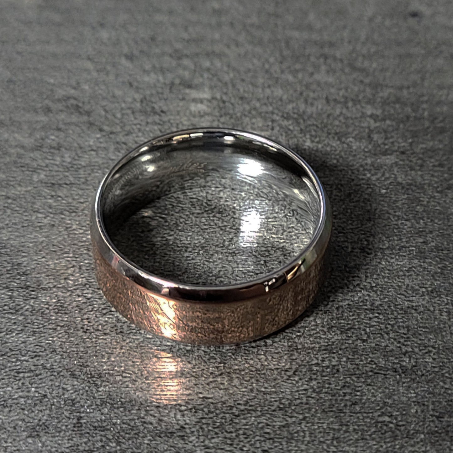 ThinkEngraved wedding Band Engraved Men's Christian Cross Wedding Ring - Lord's Prayer Ring Engraved