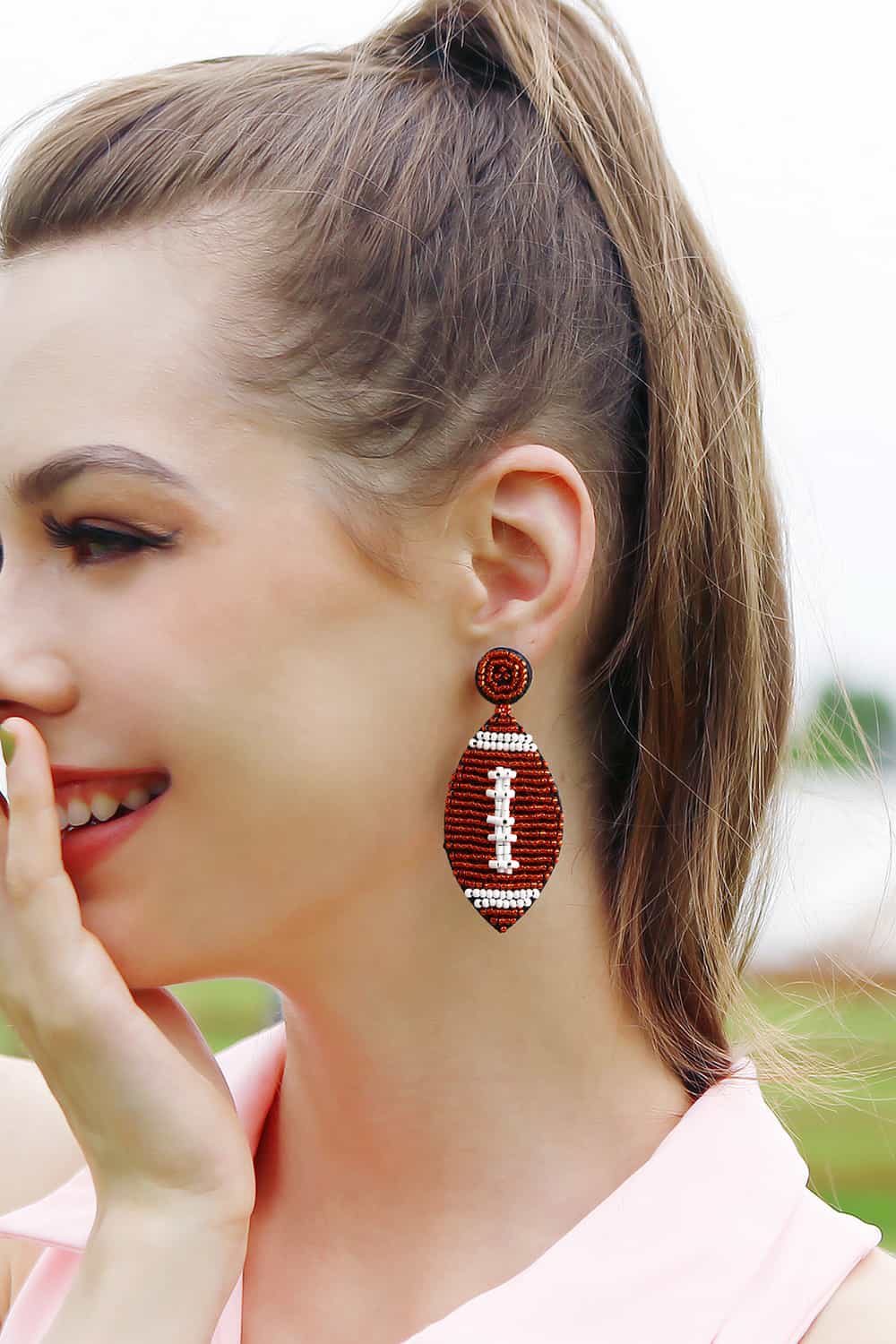 Trendsi Beaded Dangle Earrings